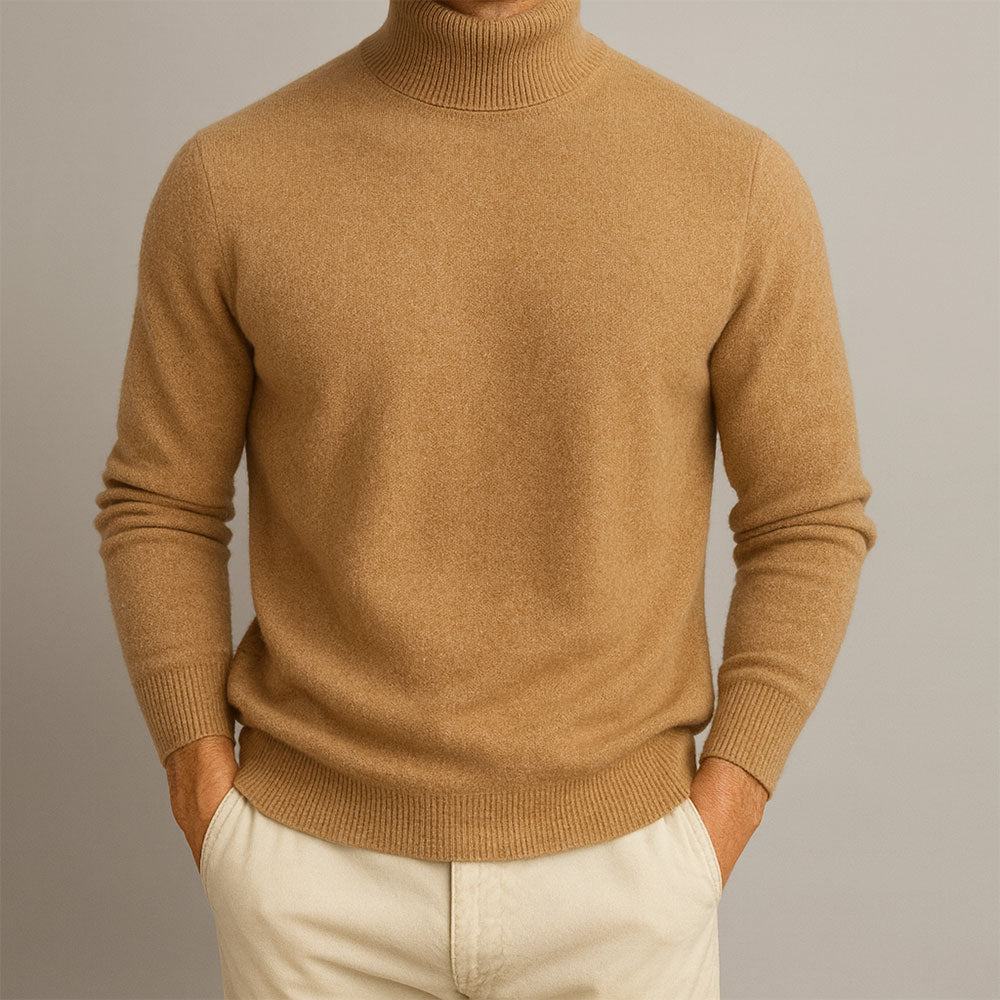 HARRISON OF CALIFORNIA | HIGH COLLAR SWEATER FOR MEN