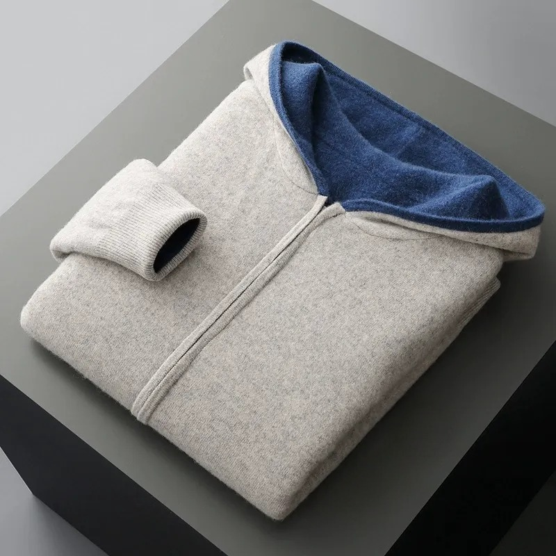 HARRISON OF CALIFORNIA | WOOL HOODIE FOR MEN