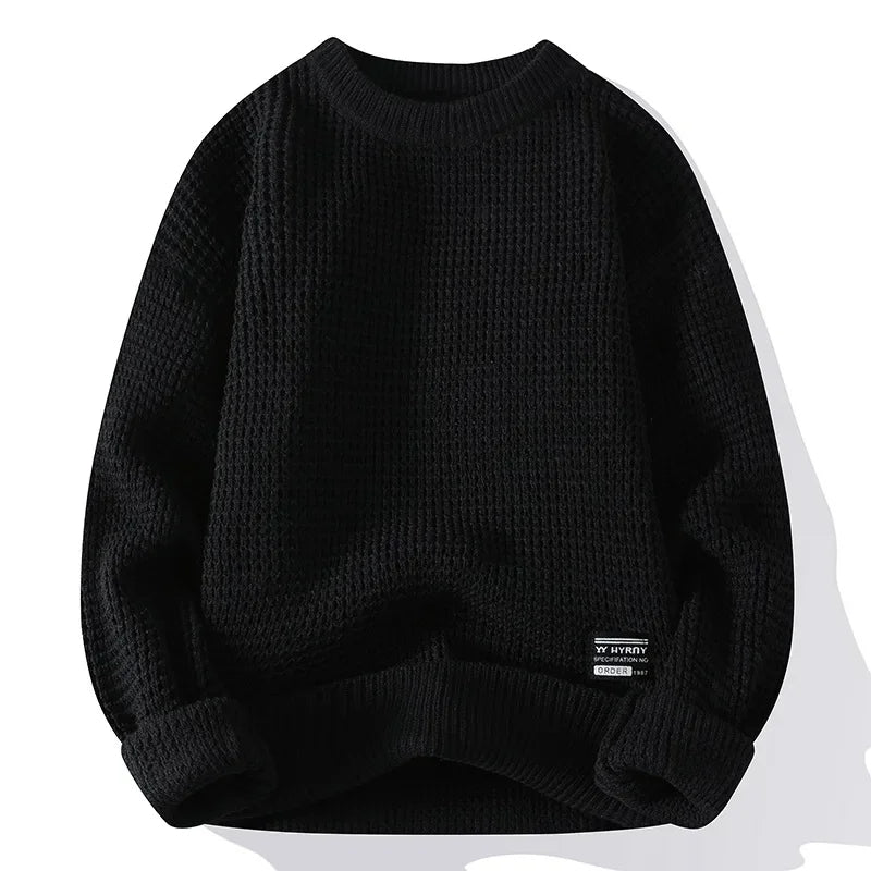 HARRISON OF CALIFORNIA | TEXTURED KNIT SWEATER FOR MEN