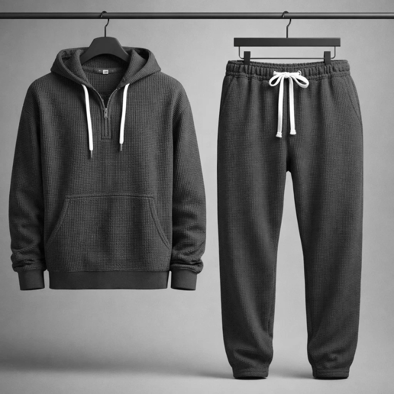 HARRISON OF CALIFORNIA | WAFFLE KNIT SET FOR MEN