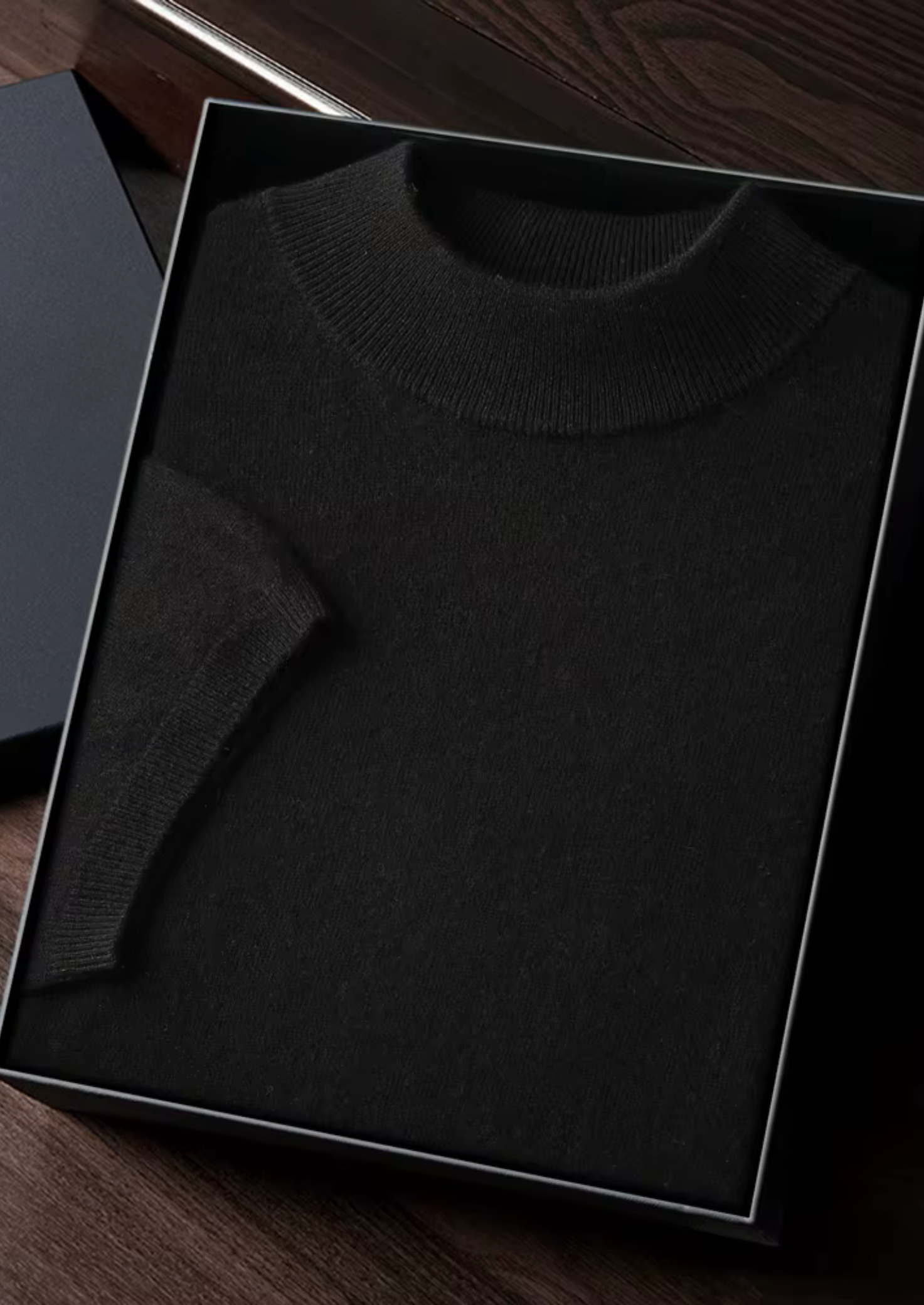 HARRISON OF CALIFORNIA | PREMIUM MOCK NECK T-SHIRT FOR MEN