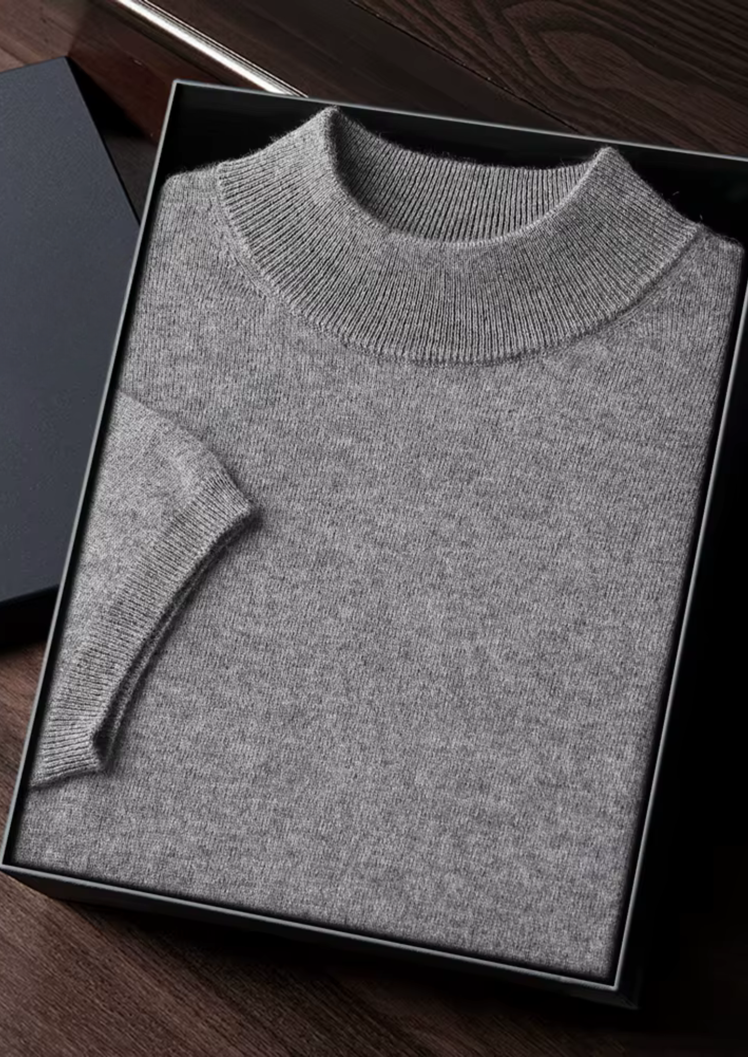 HARRISON OF CALIFORNIA | PREMIUM MOCK NECK T-SHIRT FOR MEN