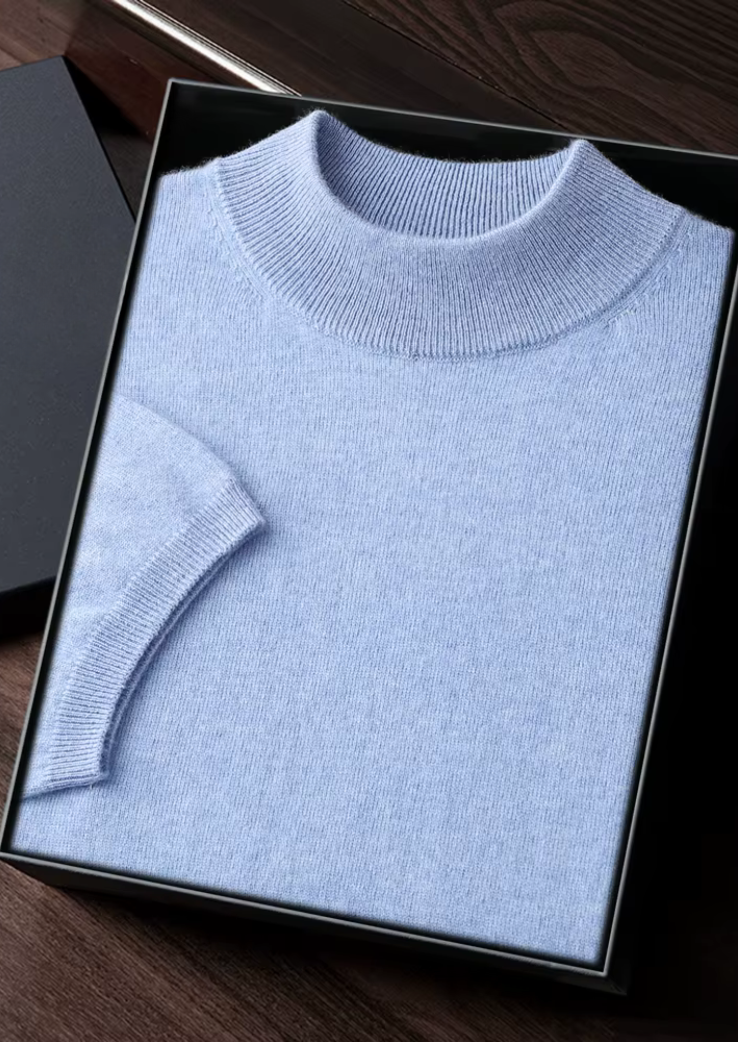 HARRISON OF CALIFORNIA | PREMIUM MOCK NECK T-SHIRT FOR MEN