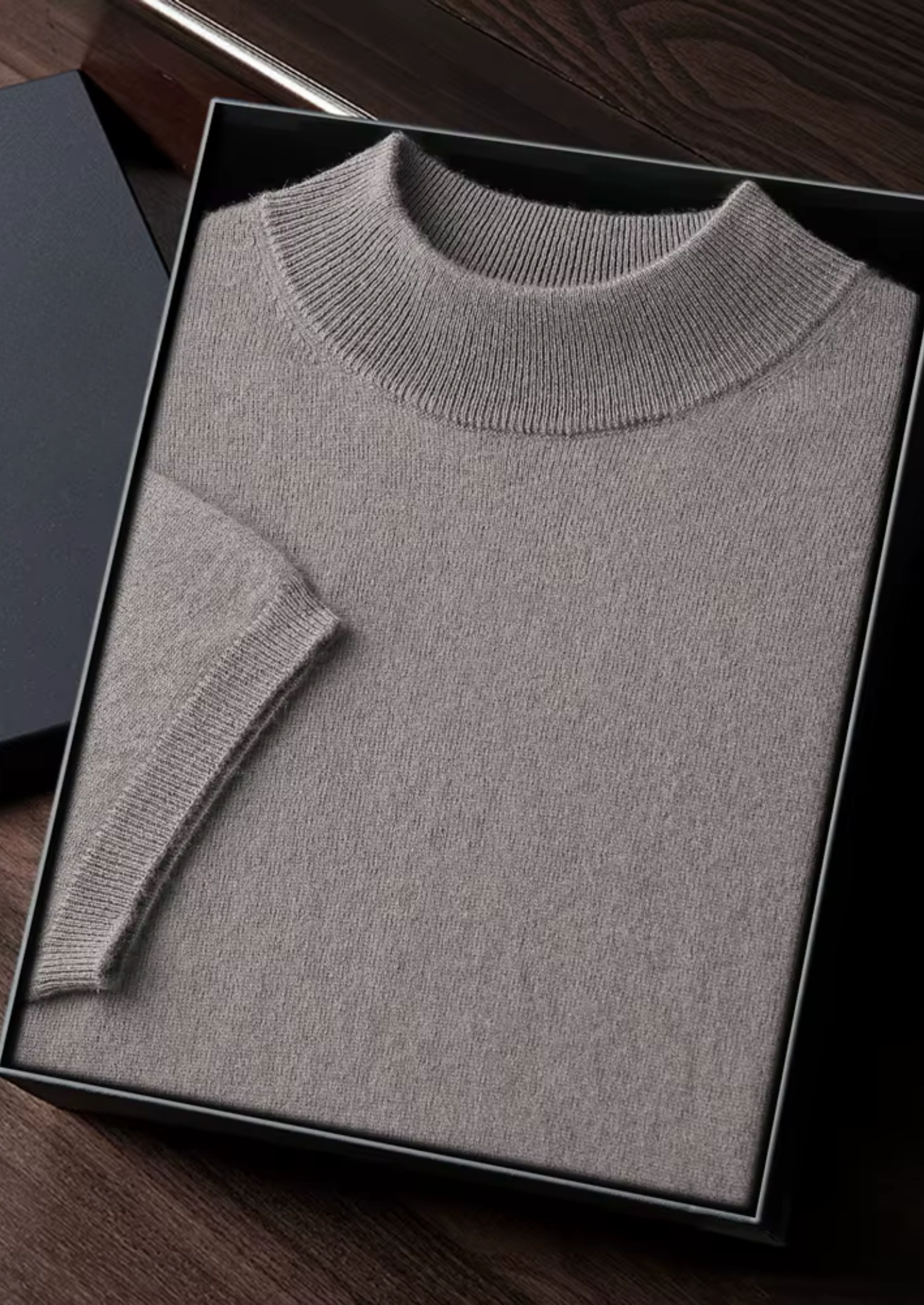 HARRISON OF CALIFORNIA | PREMIUM MOCK NECK T-SHIRT FOR MEN