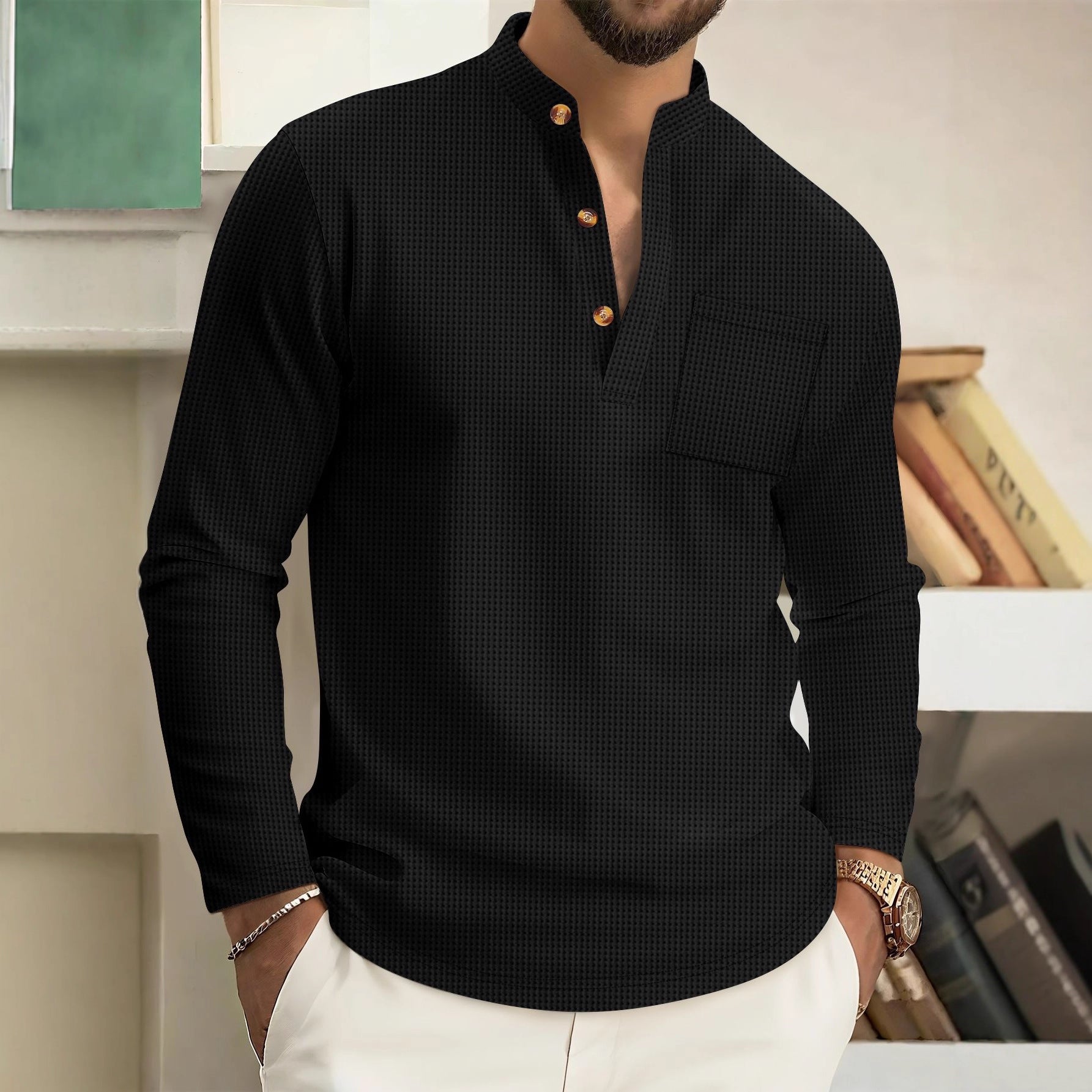 HARRISON OF CALIFORNIA | TIMELESS LINEN SHIRT FOR MEN