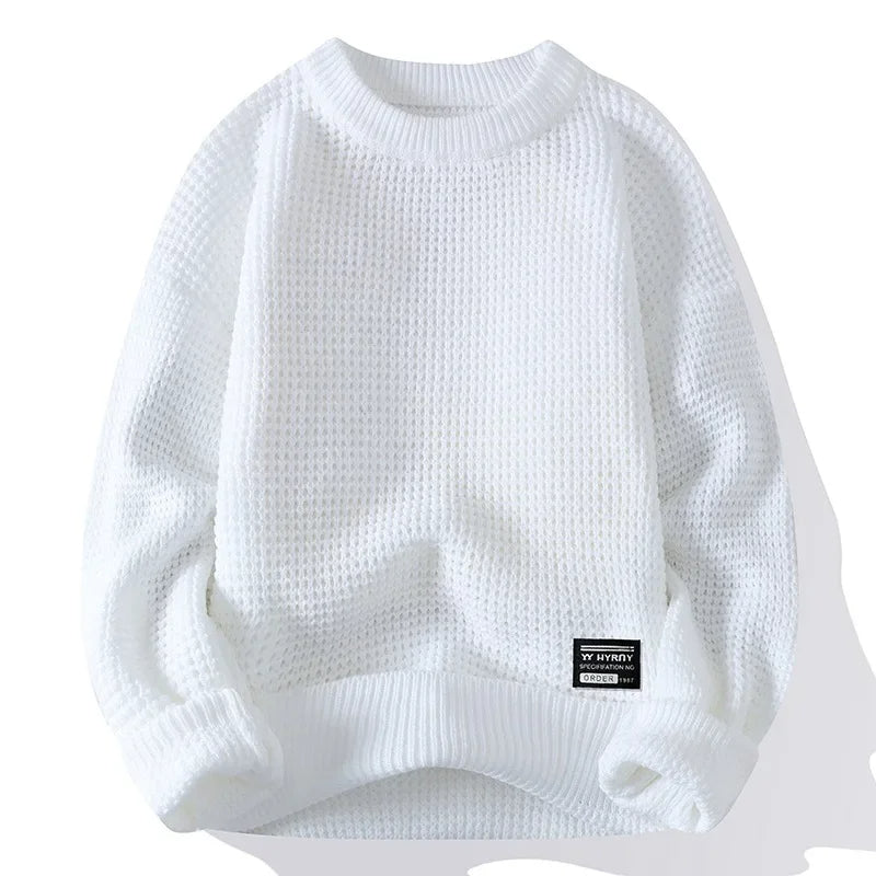 HARRISON OF CALIFORNIA | TEXTURED KNIT SWEATER FOR MEN