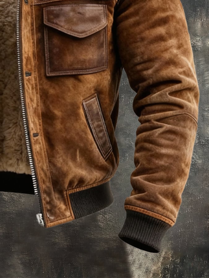 HARRISON OF CALIFORNIA | SHERPA LINED JACKET FOR MEN