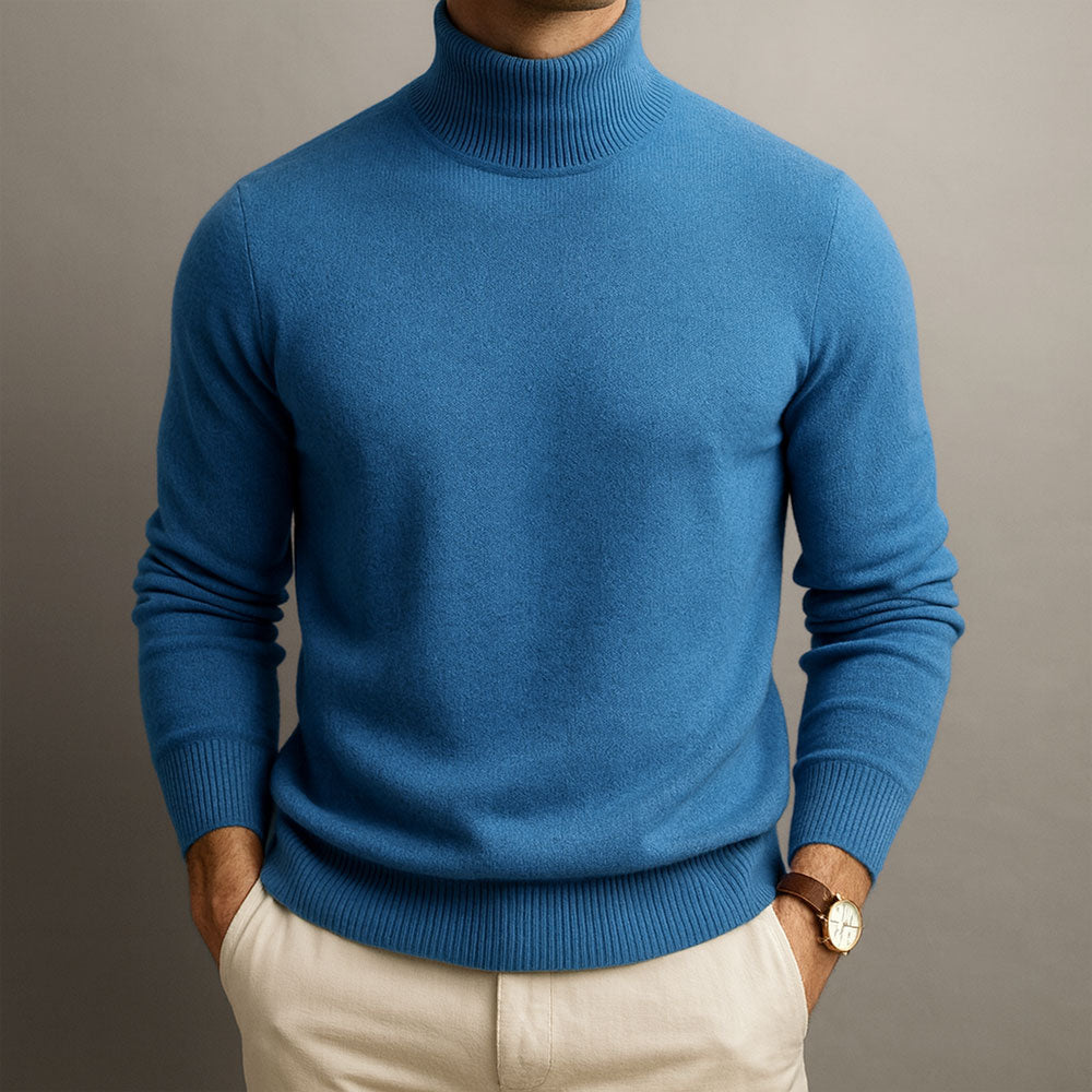 HARRISON OF CALIFORNIA | HIGH COLLAR SWEATER FOR MEN
