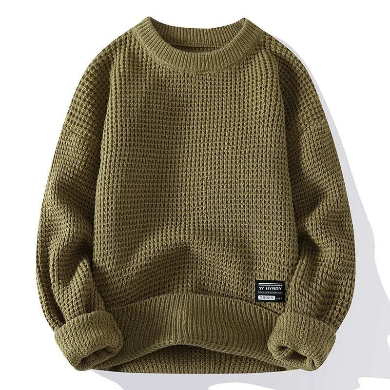 HARRISON OF CALIFORNIA | TEXTURED KNIT SWEATER FOR MEN