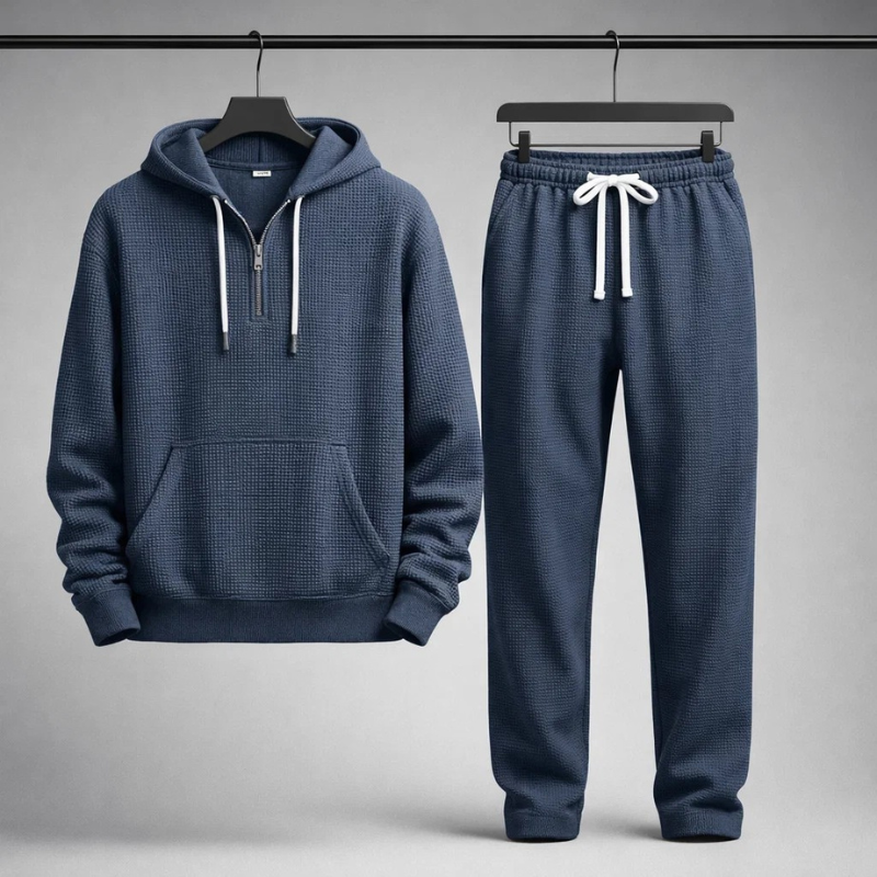 HARRISON OF CALIFORNIA | WAFFLE KNIT SET FOR MEN