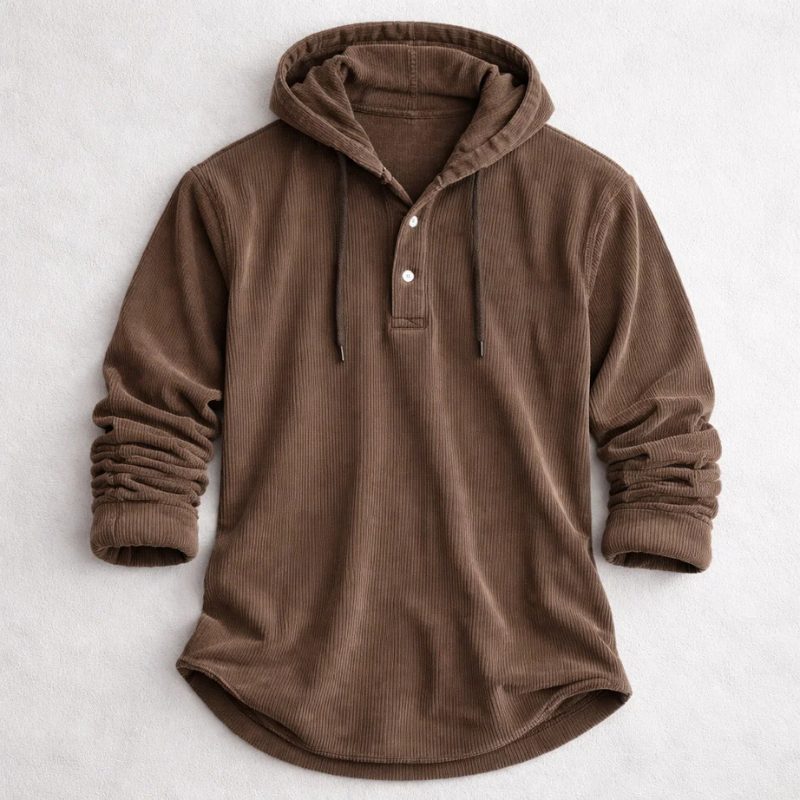 HARRISON OF CALIFORNIA | CORDUROY HOODIE FOR MEN