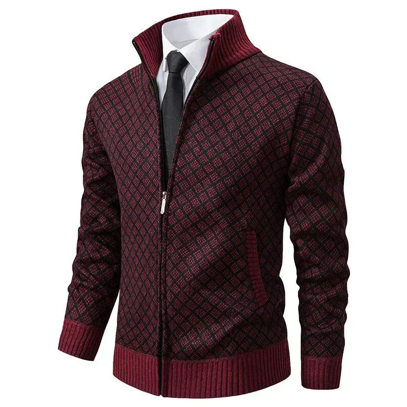 HARRISON OF CALIFORNIA | ZIP-UP CARDIGAN FOR MEN
