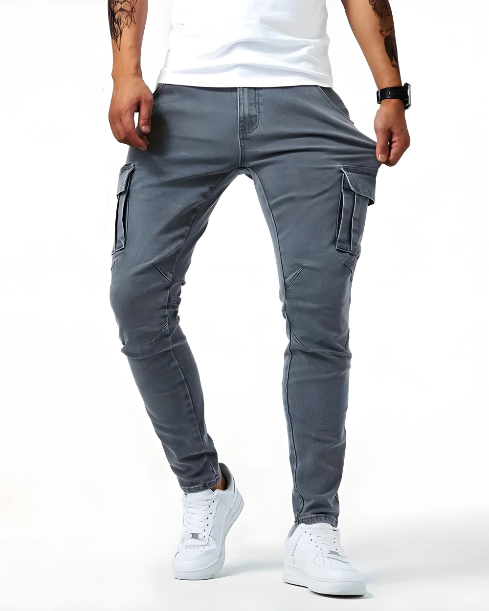 HARRISON OF CALIFORNIA | STRETCH CARGO PANTS FOR MEN