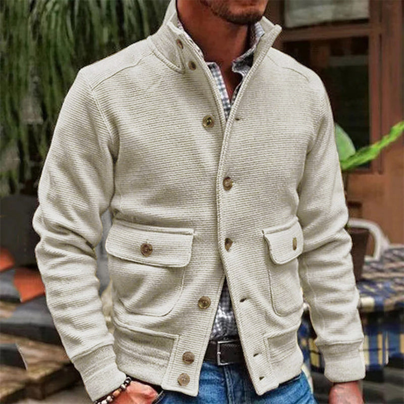 HARRISON OF CALIFORNIA | CLASSIC HIGH COLLAR JACKET FOR MEN