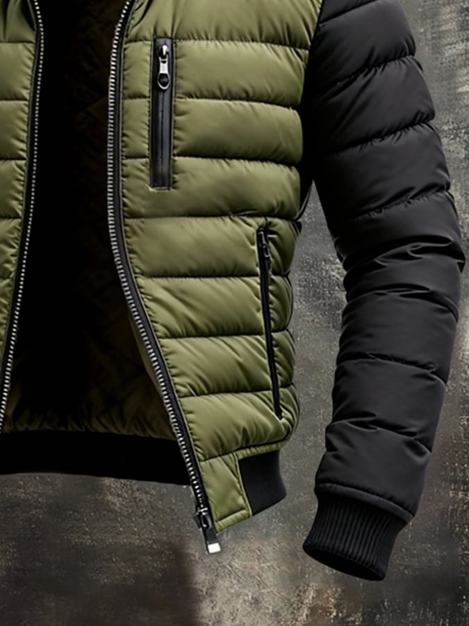 HARRISON OF CALIFORNIA | QUILTED ZIP JACKET FOR MEN