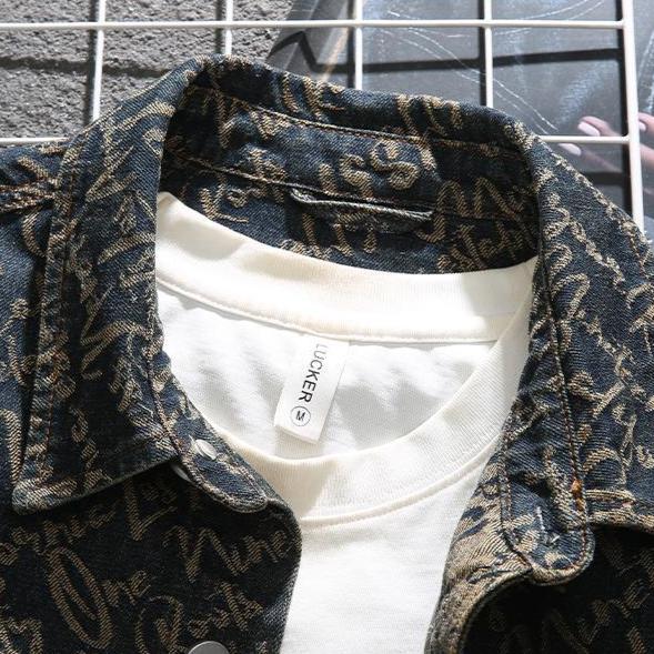 HARRISON OF CALIFORNIA | EMBROIDERED DENIM JACKET FOR MEN