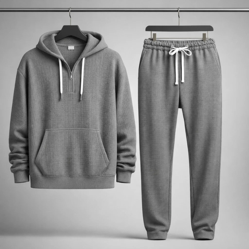 HARRISON OF CALIFORNIA | WAFFLE KNIT SET FOR MEN