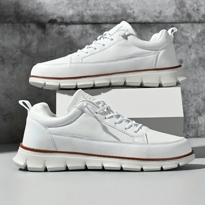 HARRISON OF CALIFORNIA | LEATHER SNEAKERS WITH SUPPORT