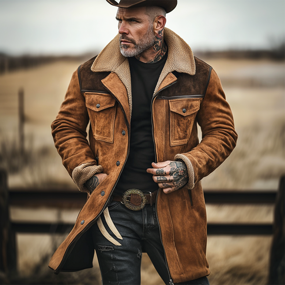 HARRISON OF CALIFORNIA | CLASSIC LONG COAT FOR MEN