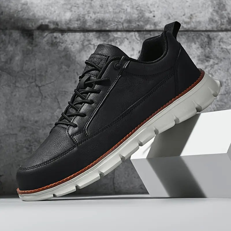 HARRISON OF CALIFORNIA | LEATHER SNEAKERS WITH SUPPORT