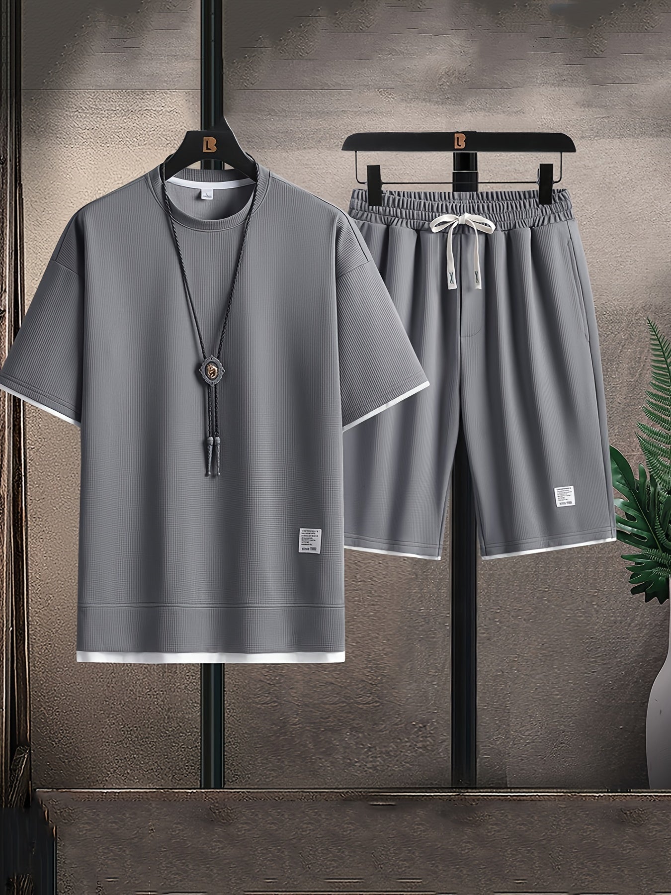 HARRISON OF CALIFORNIA | TEXTURED KNIT SET FOR MEN