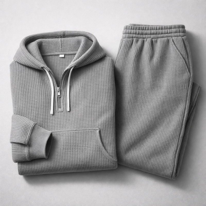 HARRISON OF CALIFORNIA | WAFFLE KNIT SET FOR MEN