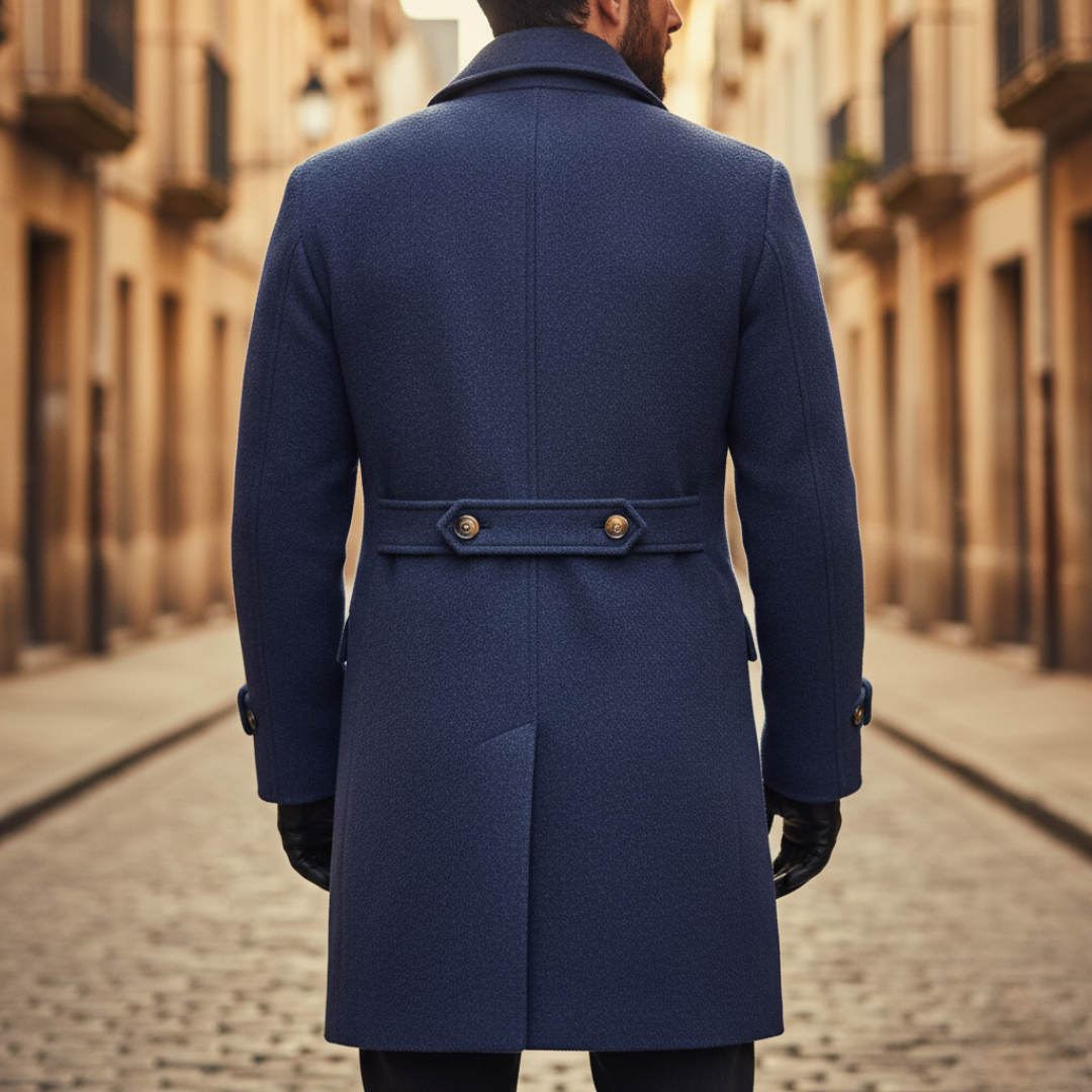 HARRISON OF CALIFORNIA | CLASSIC WOOL COAT FOR MEN