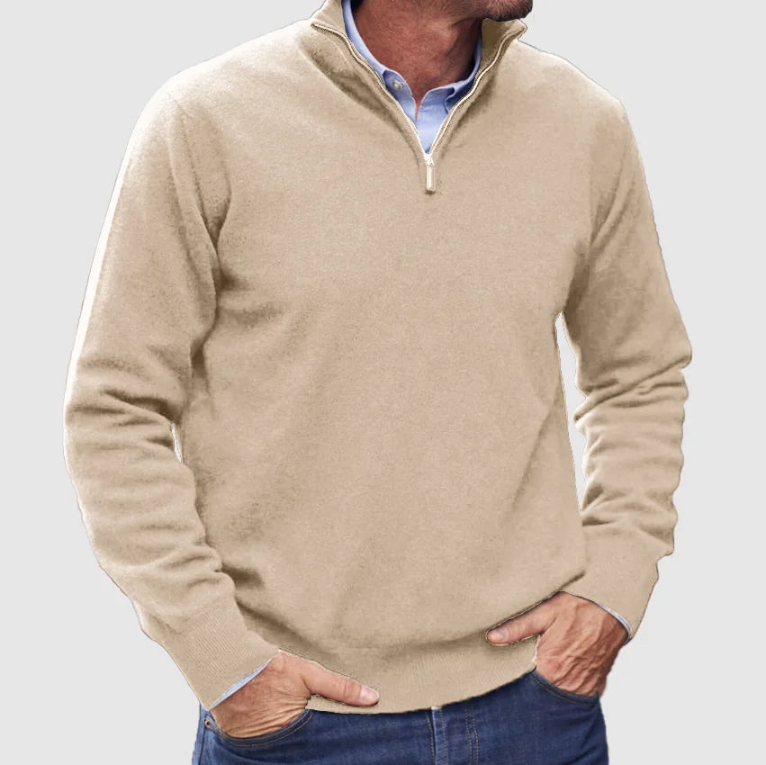 HARRISON OF CALIFORNIA | ZIP PULLOVER FOR MEN