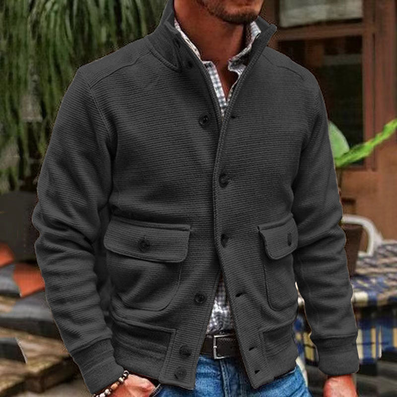 HARRISON OF CALIFORNIA | CLASSIC HIGH COLLAR JACKET FOR MEN