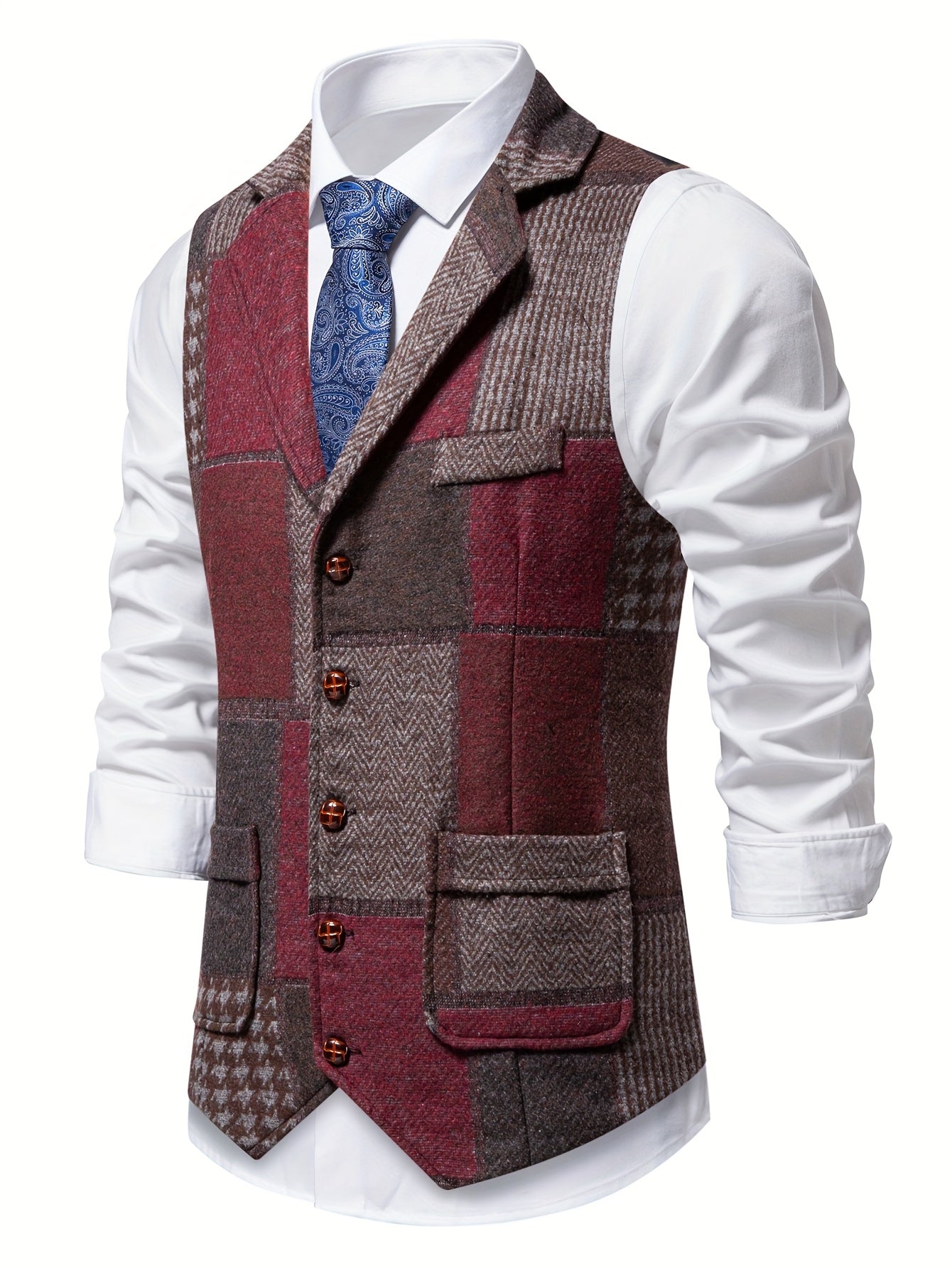 HARRISON OF CALIFORNIA | FORMAL TWEED VEST FOR MEN