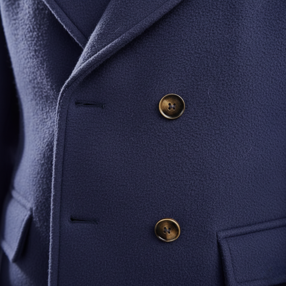 HARRISON OF CALIFORNIA | CLASSIC WOOL COAT FOR MEN