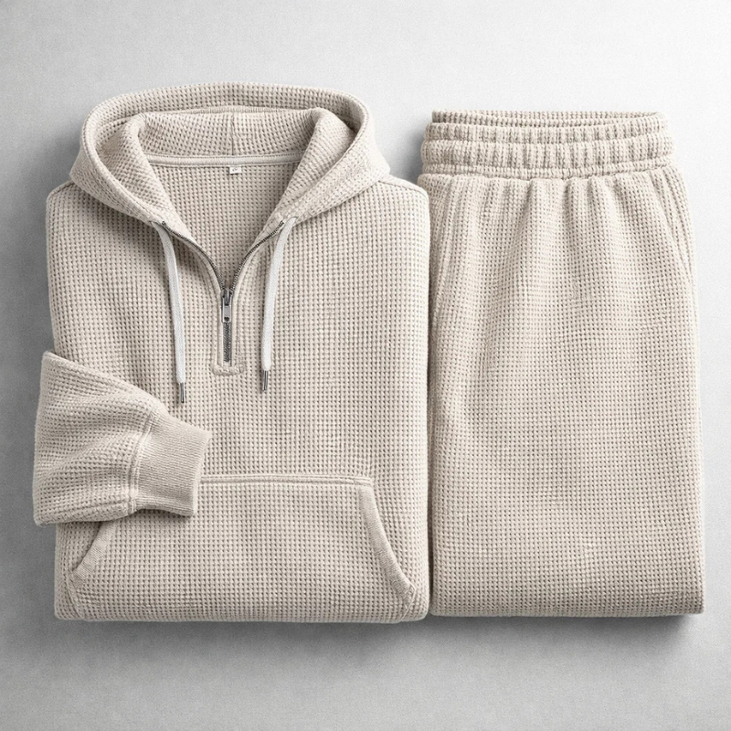 HARRISON OF CALIFORNIA | WAFFLE KNIT SET FOR MEN