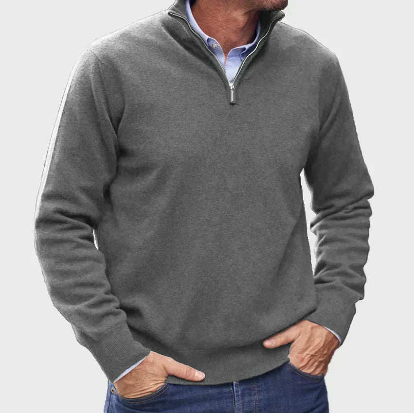 HARRISON OF CALIFORNIA | ZIP PULLOVER FOR MEN