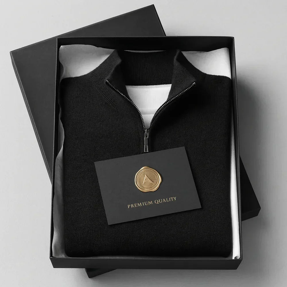 HARRISON OF CALIFORNIA | ZIP-UP PULLOVER FOR MEN