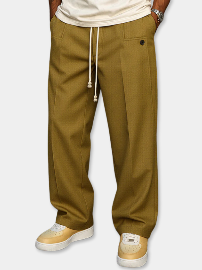 HARRISON OF CALIFORNIA | ELEGANT PANTS WITH TIE