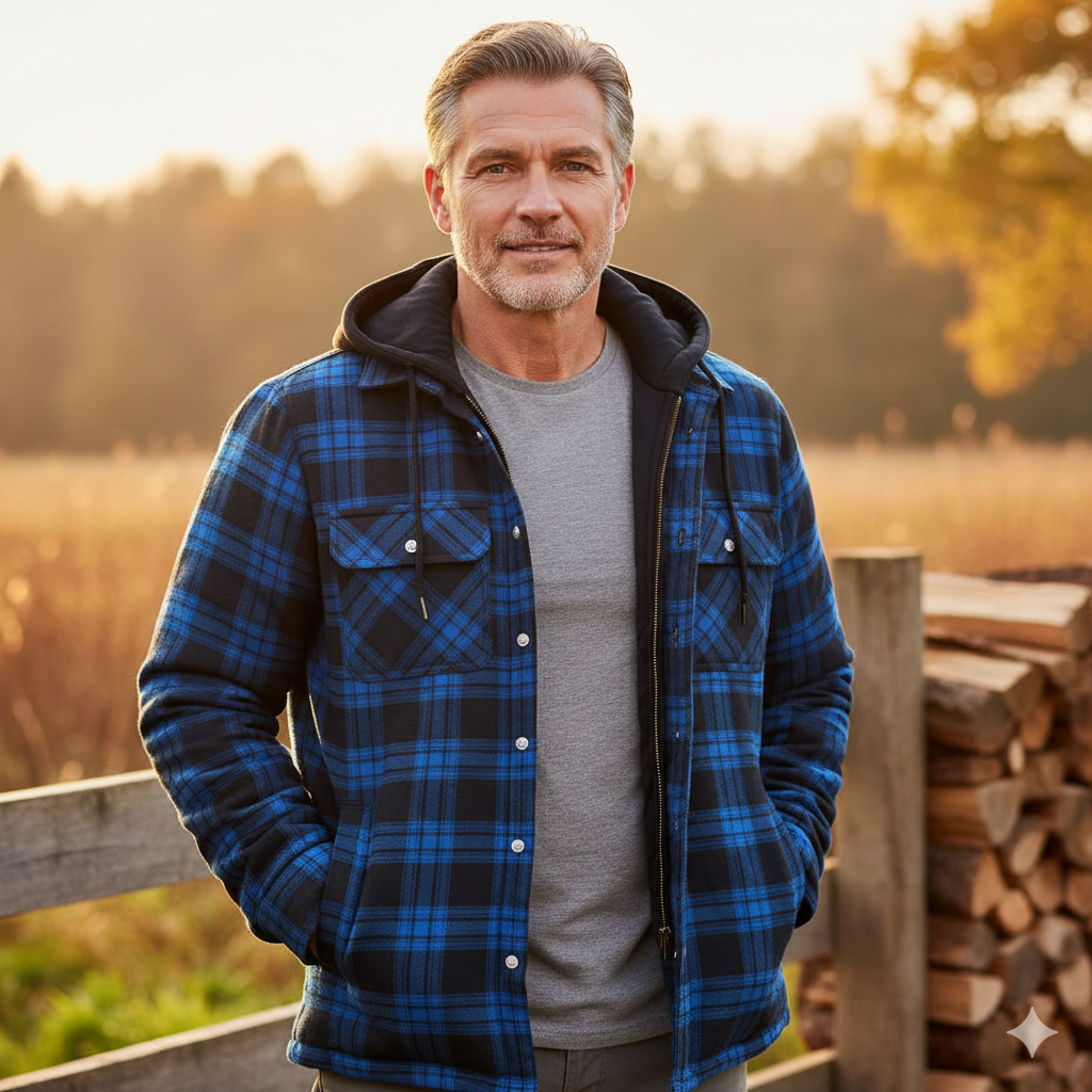 HARRISON OF CALIFORNIA | CLASSIC WOOL BLEND COAT FOR MEN
