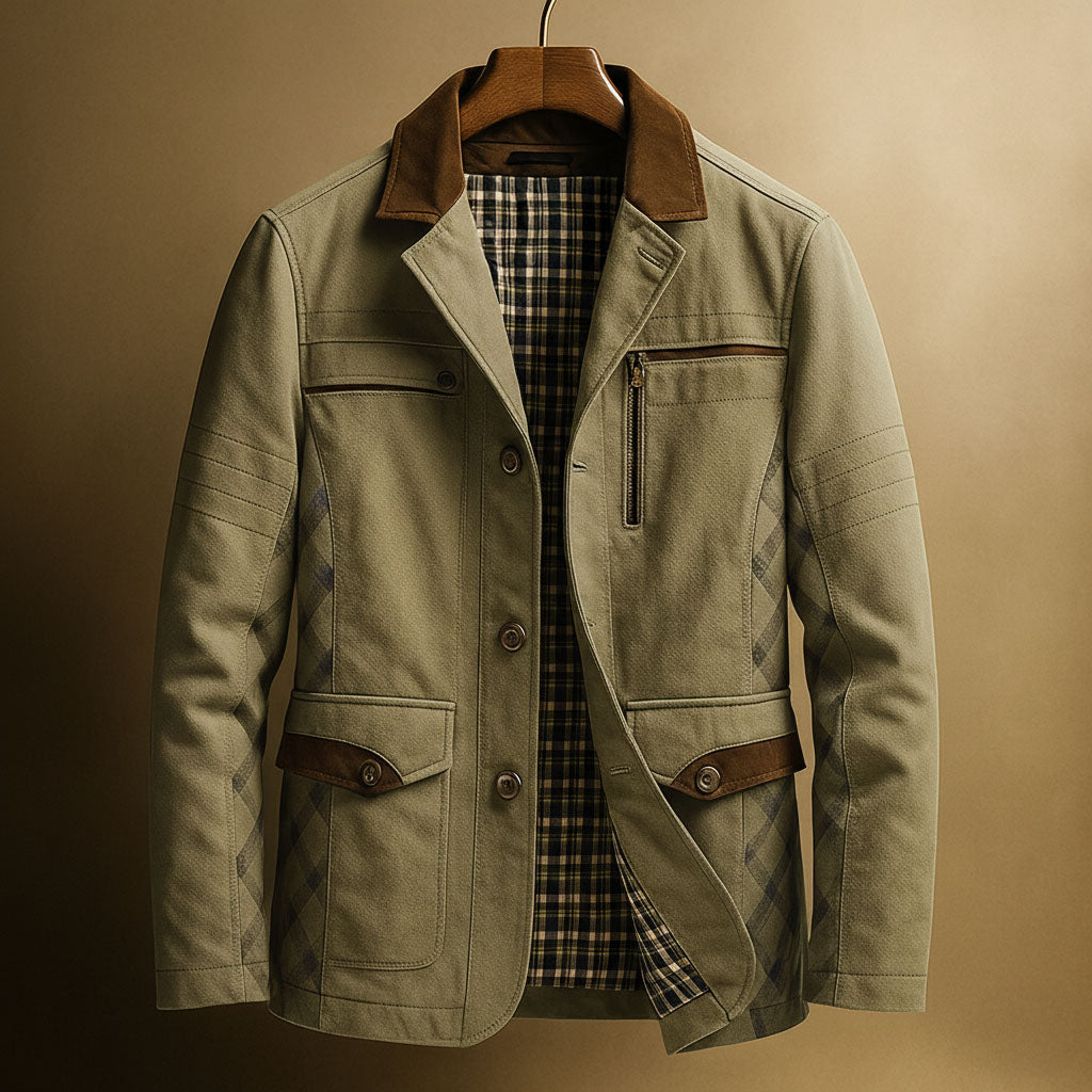 HARRISON OF CALIFORNIA | TWILL FIELD JACKET FOR MEN