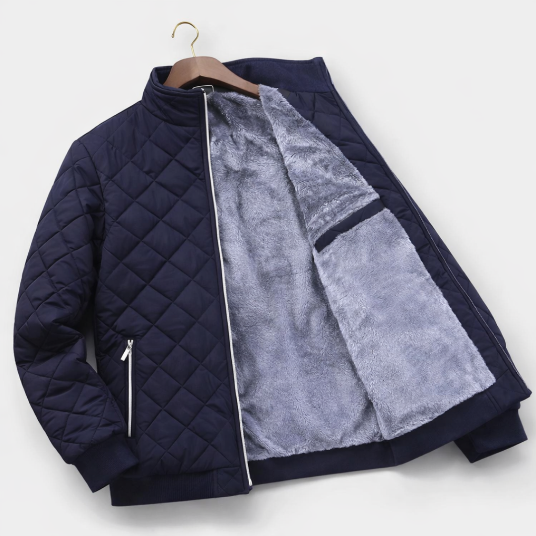 HARRISON OF CALIFORNIA | CLASSIC WARM QUILTED WINTER JACKET FOR MEN