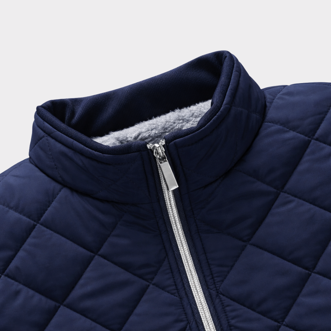 HARRISON OF CALIFORNIA | CLASSIC WARM QUILTED WINTER JACKET FOR MEN
