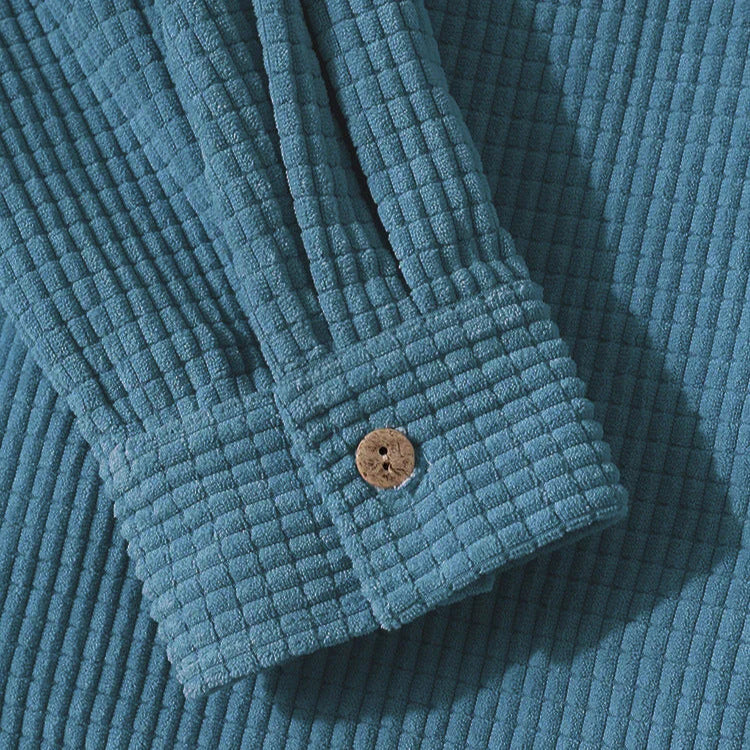 HARRISON OF CALIFORNIA | CORDUROY SHIRT WITH HOOD