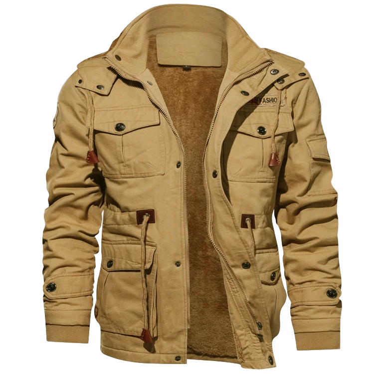 HARRISON OF CALIFORNIA | WINTER JACKET WITH SHERPA LINING FOR MEN