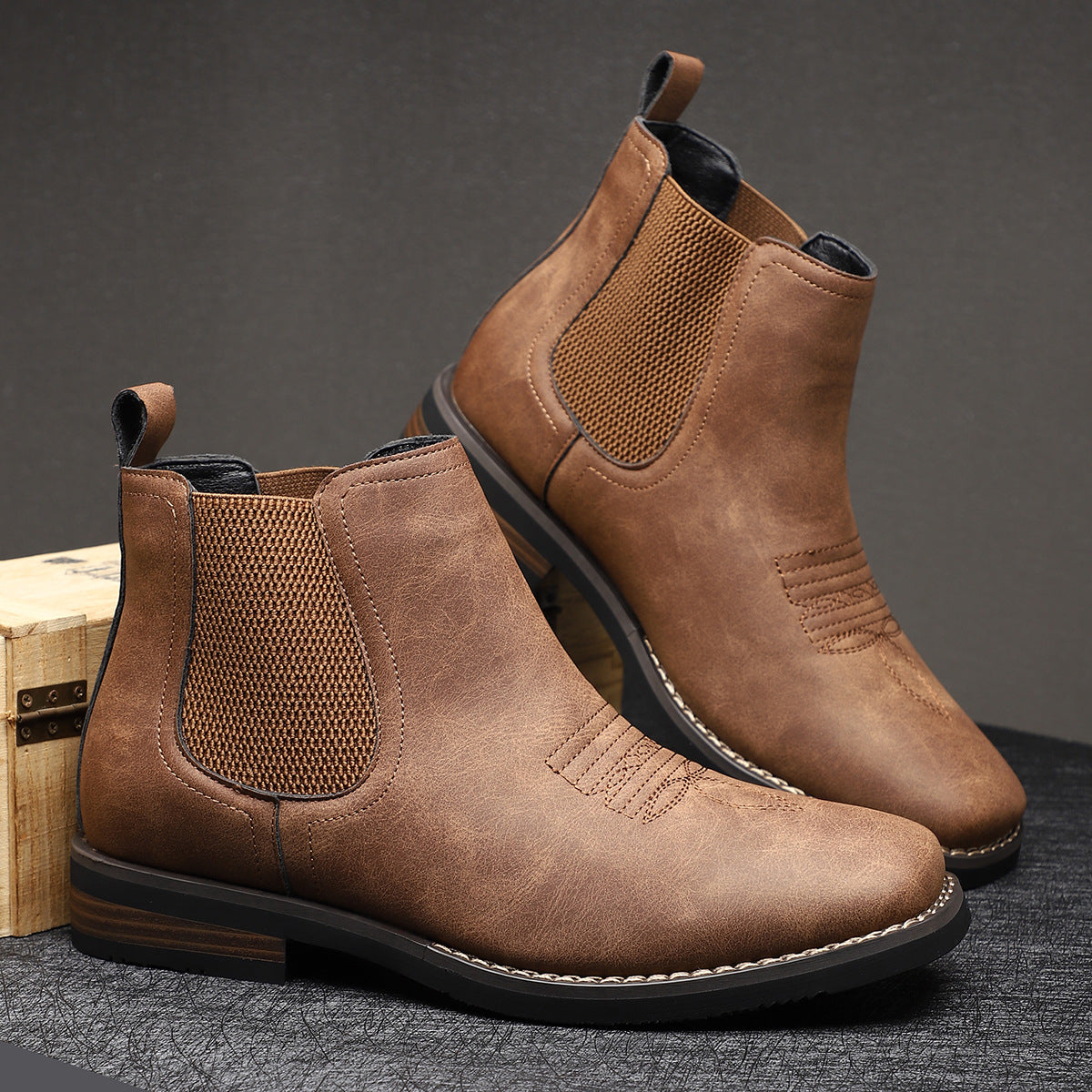 HARRISON OF CALIFORNIA | CLASSIC ELEGANT BOOTS FOR MEN
