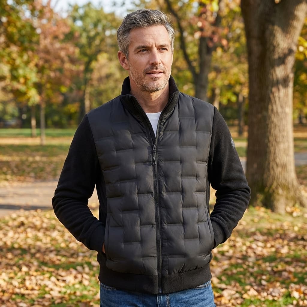 HARRISON OF CALIFORNIA | ELEGANT QUILTED WINTER JACKET FOR MEN