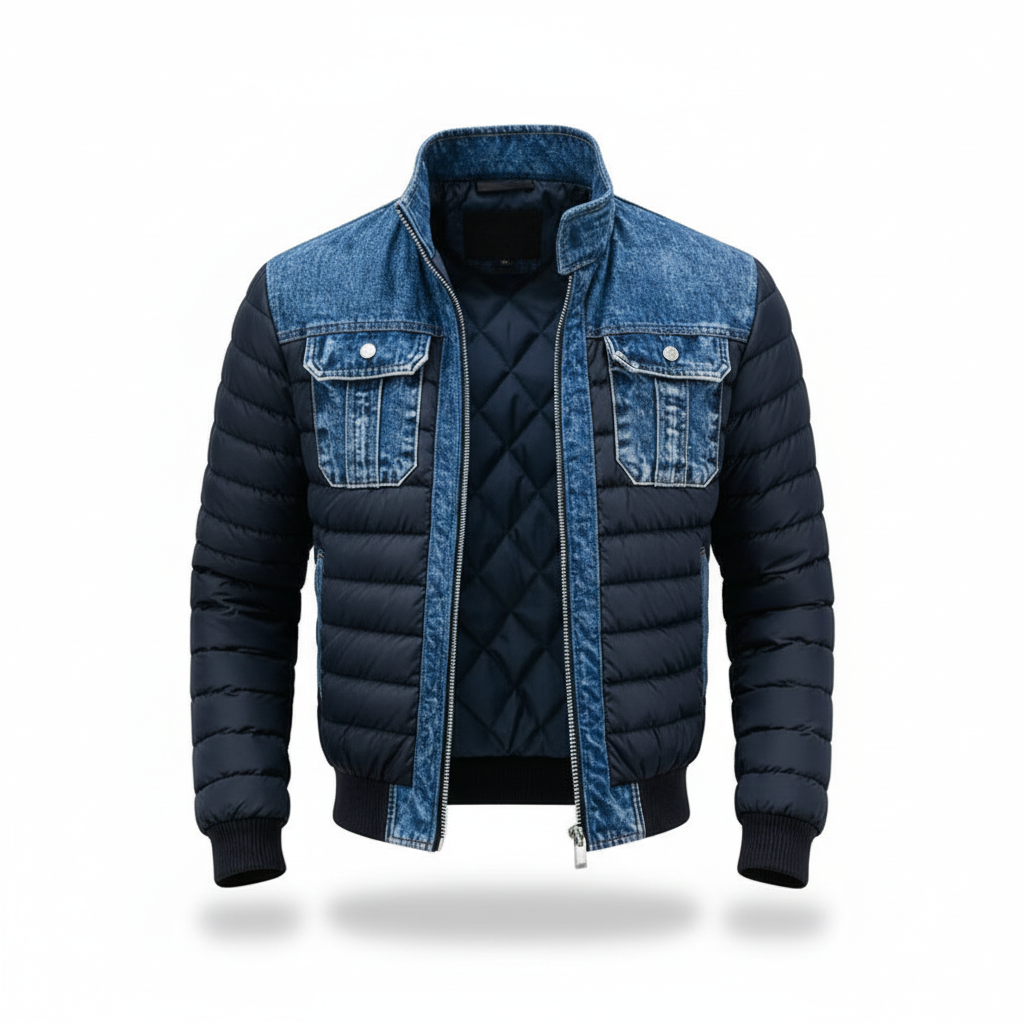 HARRISON OF CALIFORNIA | HYBRID INSULATED DENIM JACKET FOR MEN
