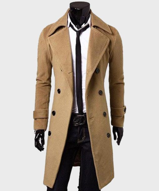HARRISON OF CALIFORNIA | DOUBLE-BREASTED WOOL COAT
