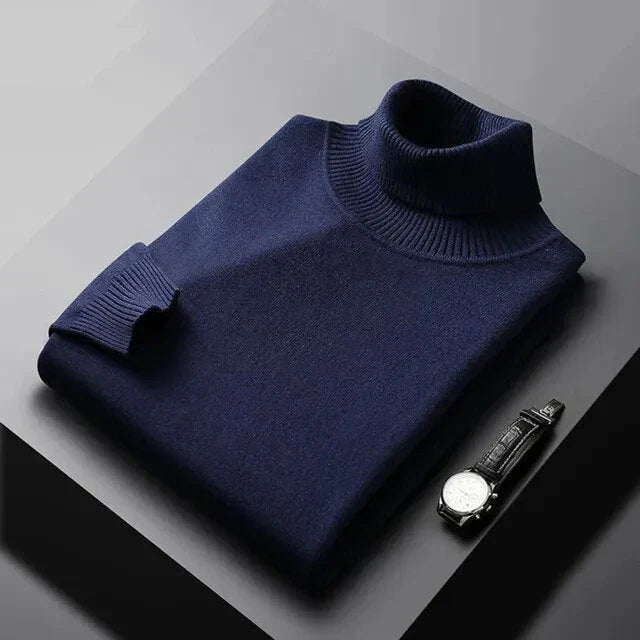 HARRISON OF CALIFORNIA | CLASSIC TURTLENECK SWEATER FOR MEN