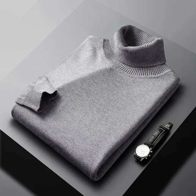 HARRISON OF CALIFORNIA | ROLLED NECK PULLOVER FOR MEN