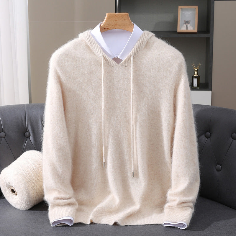 HARRISON OF CALIFORNIA | WOOL BLEND HOODIE FOR MEN