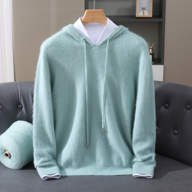 HARRISON OF CALIFORNIA | WOOL BLEND HOODIE FOR MEN
