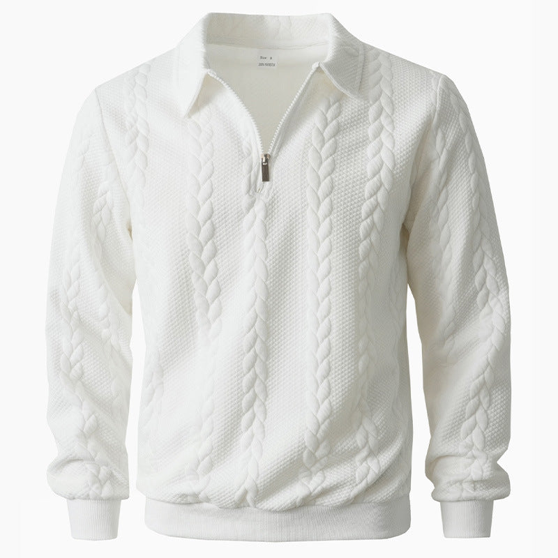 HARRISON OF CALIFORNIA | ELEGANT KNITTED POLO SHIRT FOR MEN